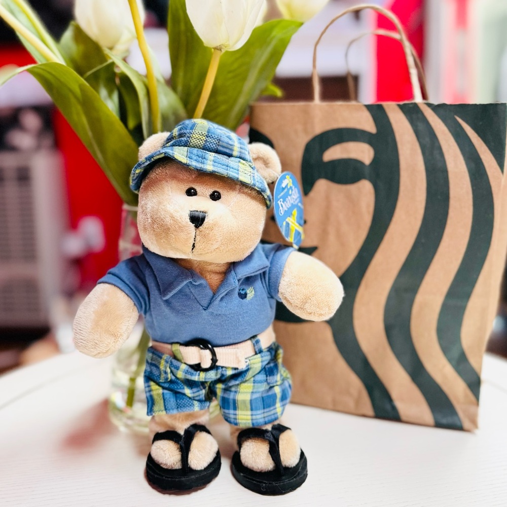 Starbucks Bearista Preppy Summer Boy 2007 Edition